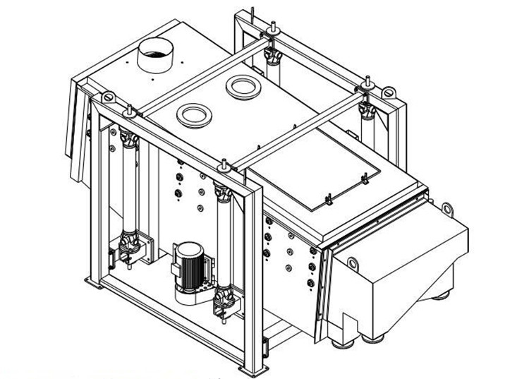 搖擺篩沙機結構